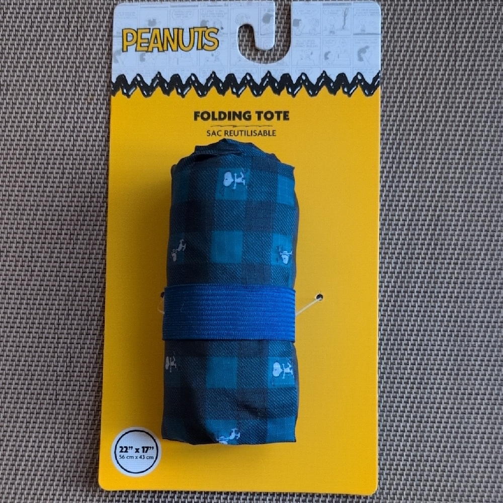 Peanuts Blue and White Tote Bag